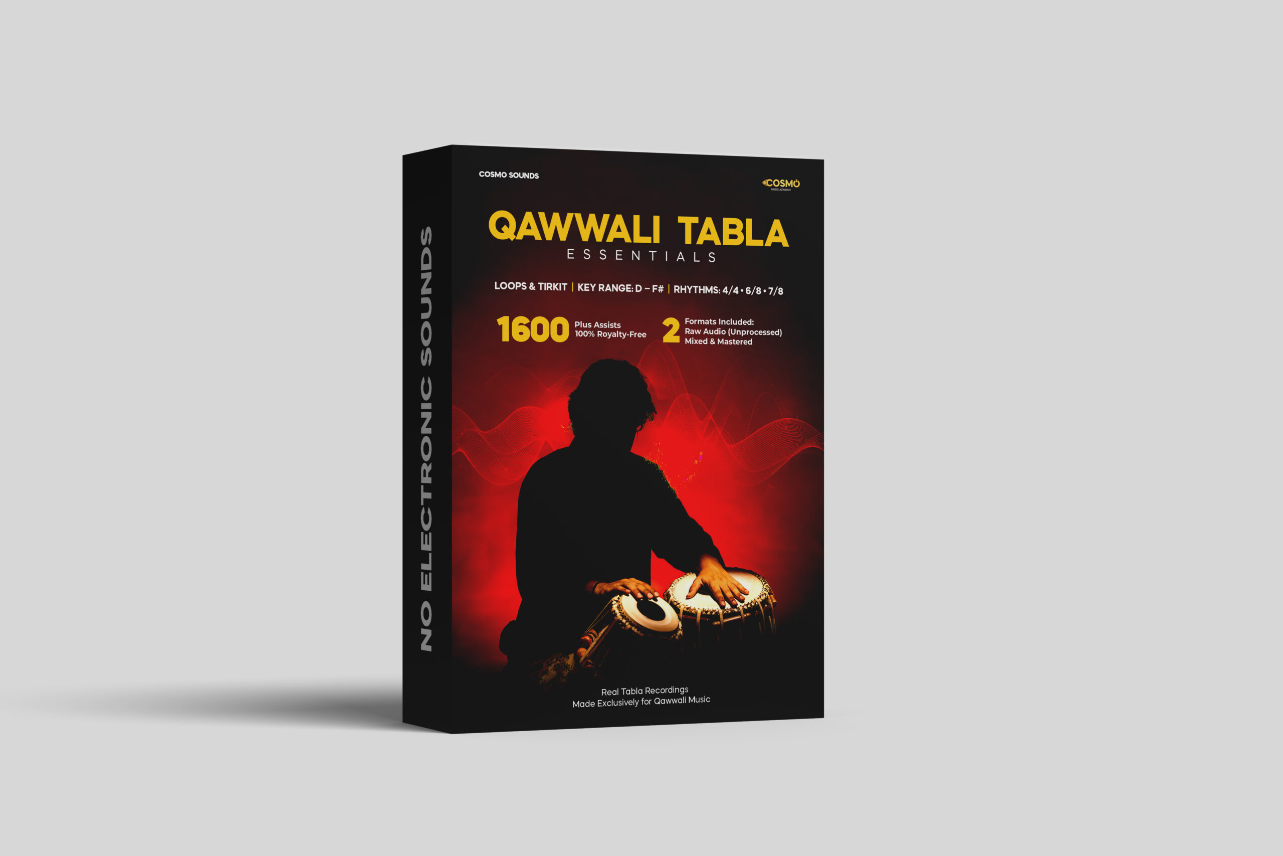 Qawali Tabla Essentials Red Edition